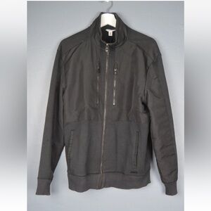 Calvin Klein Men's Sz Large Black Full Zip Jacket